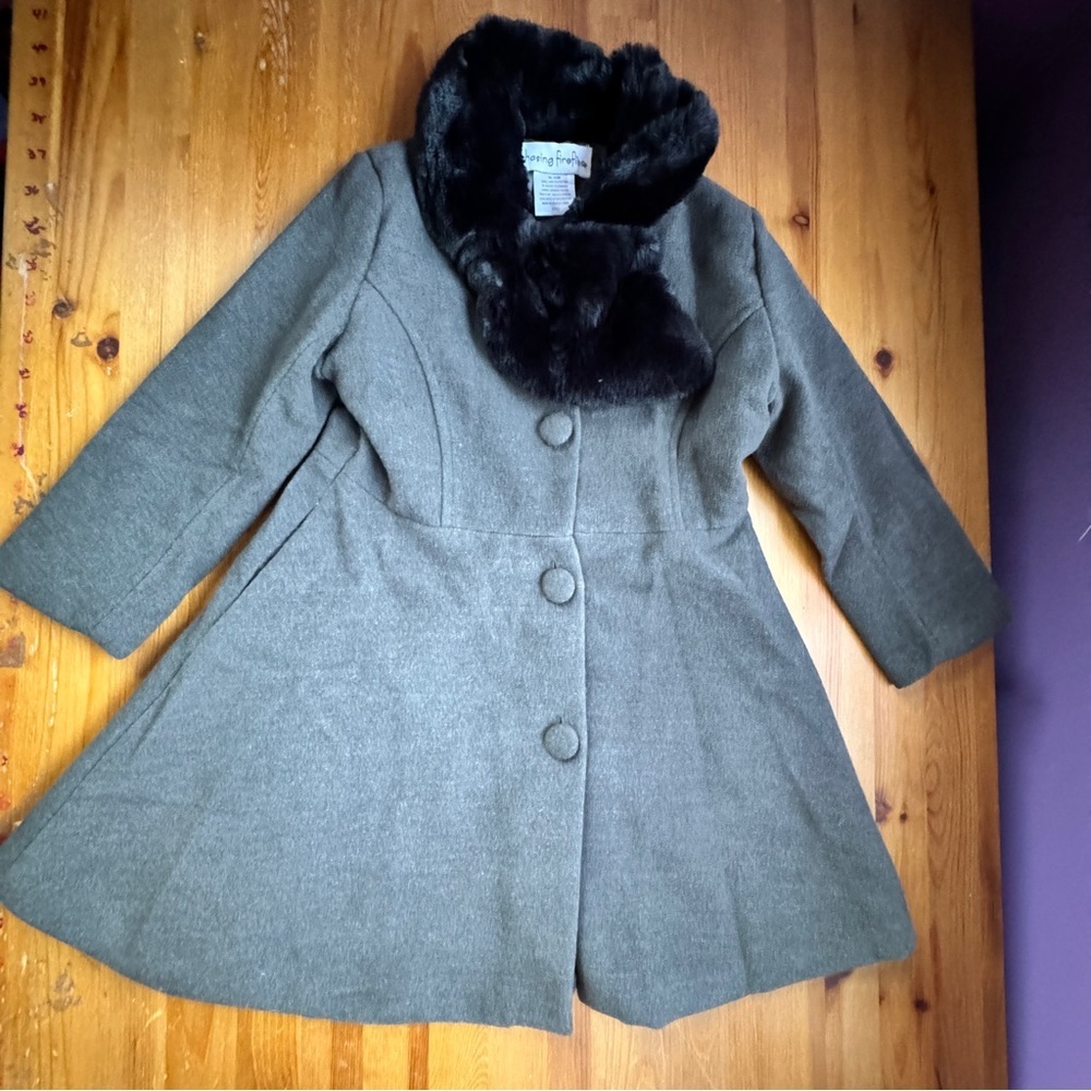 Chasing fireflies girls dress coat size 5